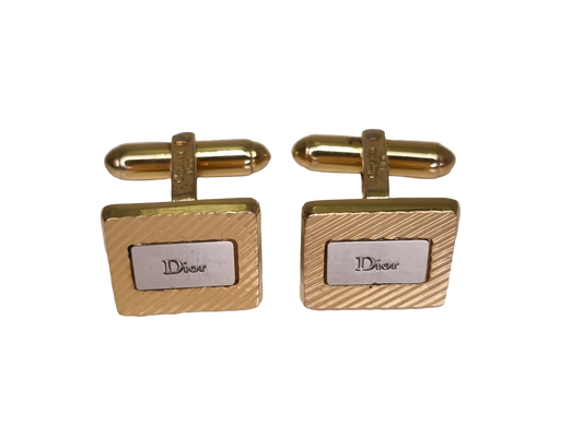 Christian Dior Gold Tone Cufflinks - 96636f