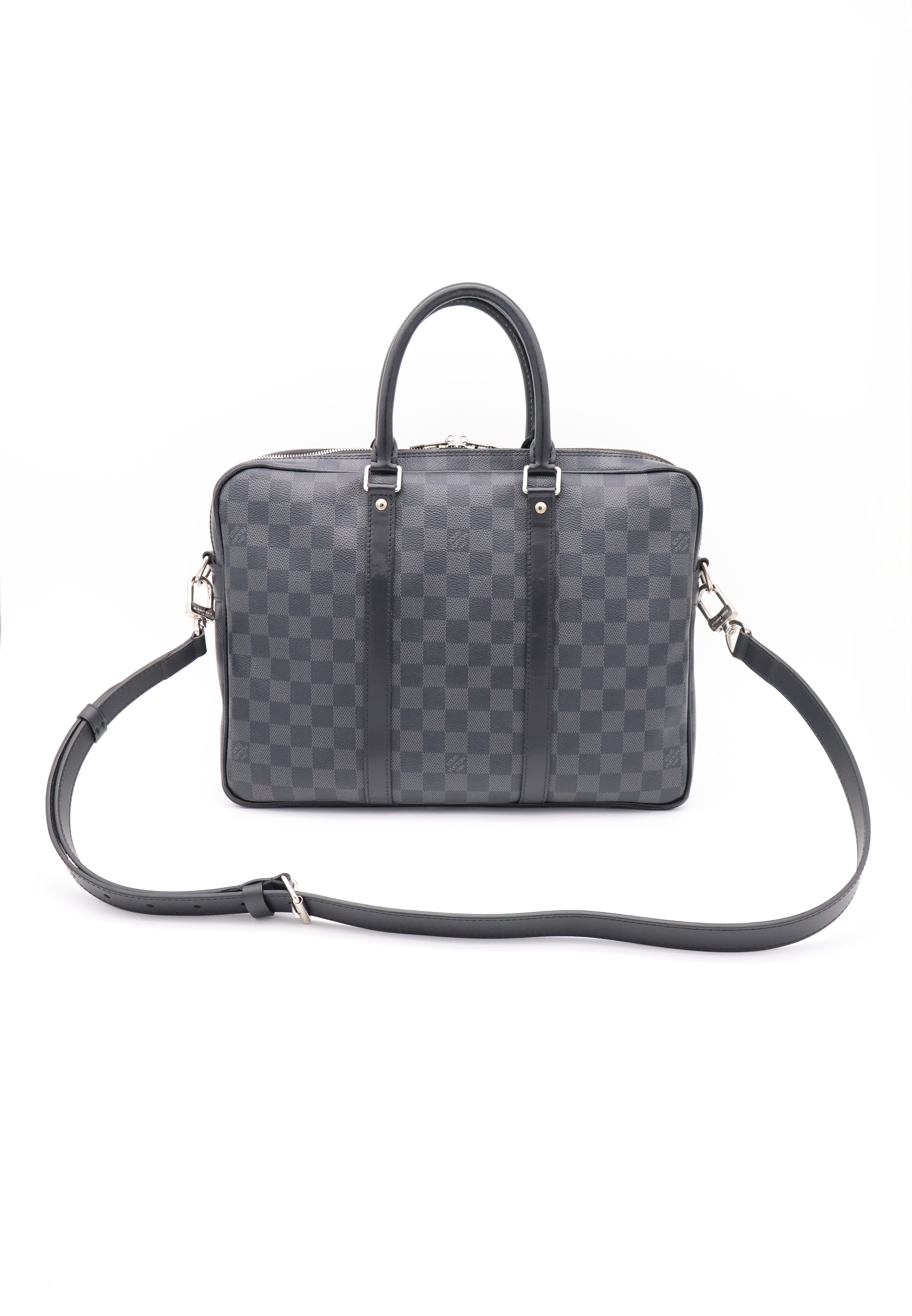 Louis Vuitton Porte Documents Voyage Damier Graphite