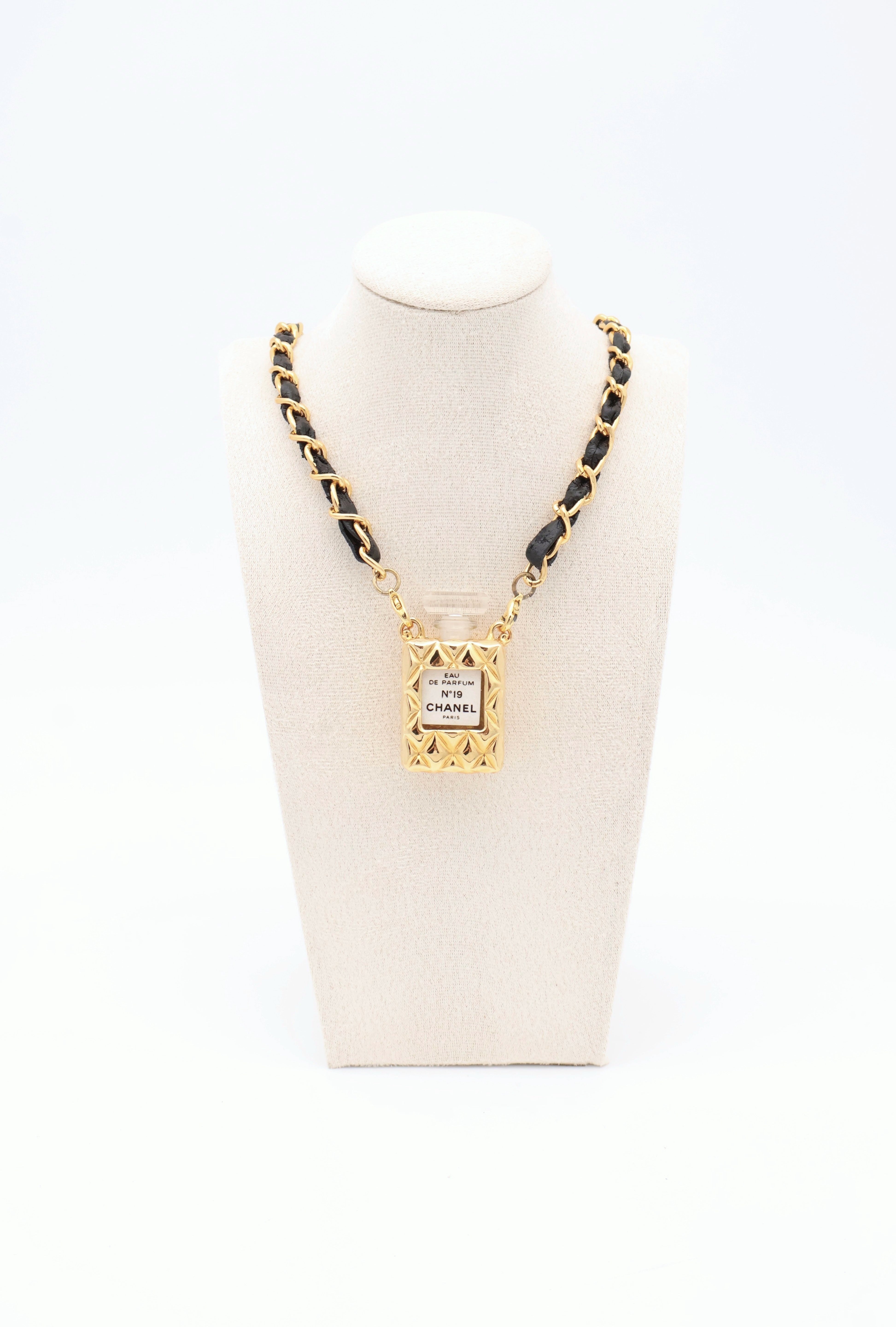 Chanel Mini No. 19 Necklace