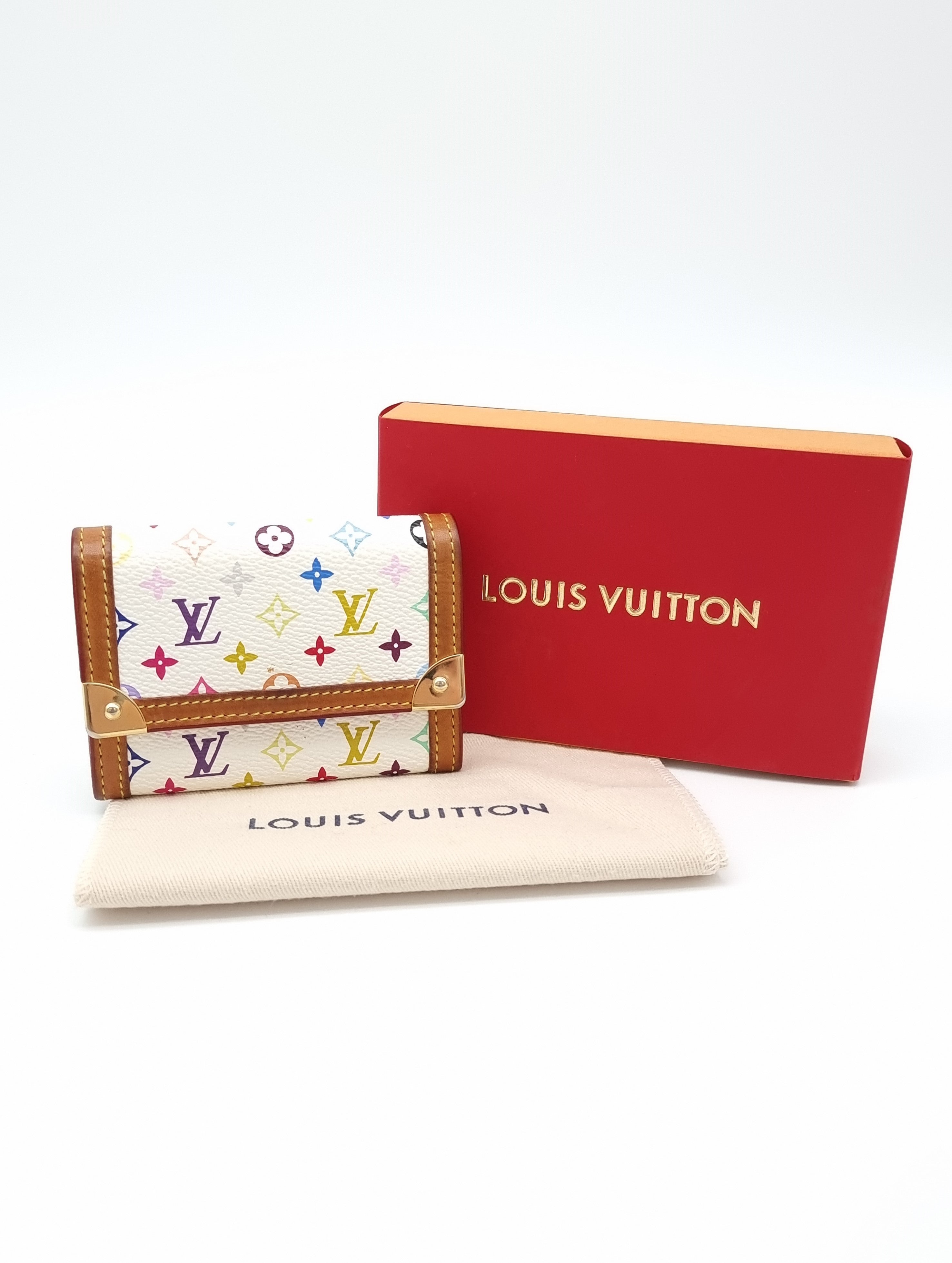 Louis Vuitton x Takashi Murakami Porte Monnaie Plat