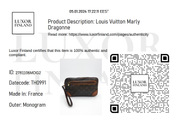 Louis Vuitton Marly Dragonne