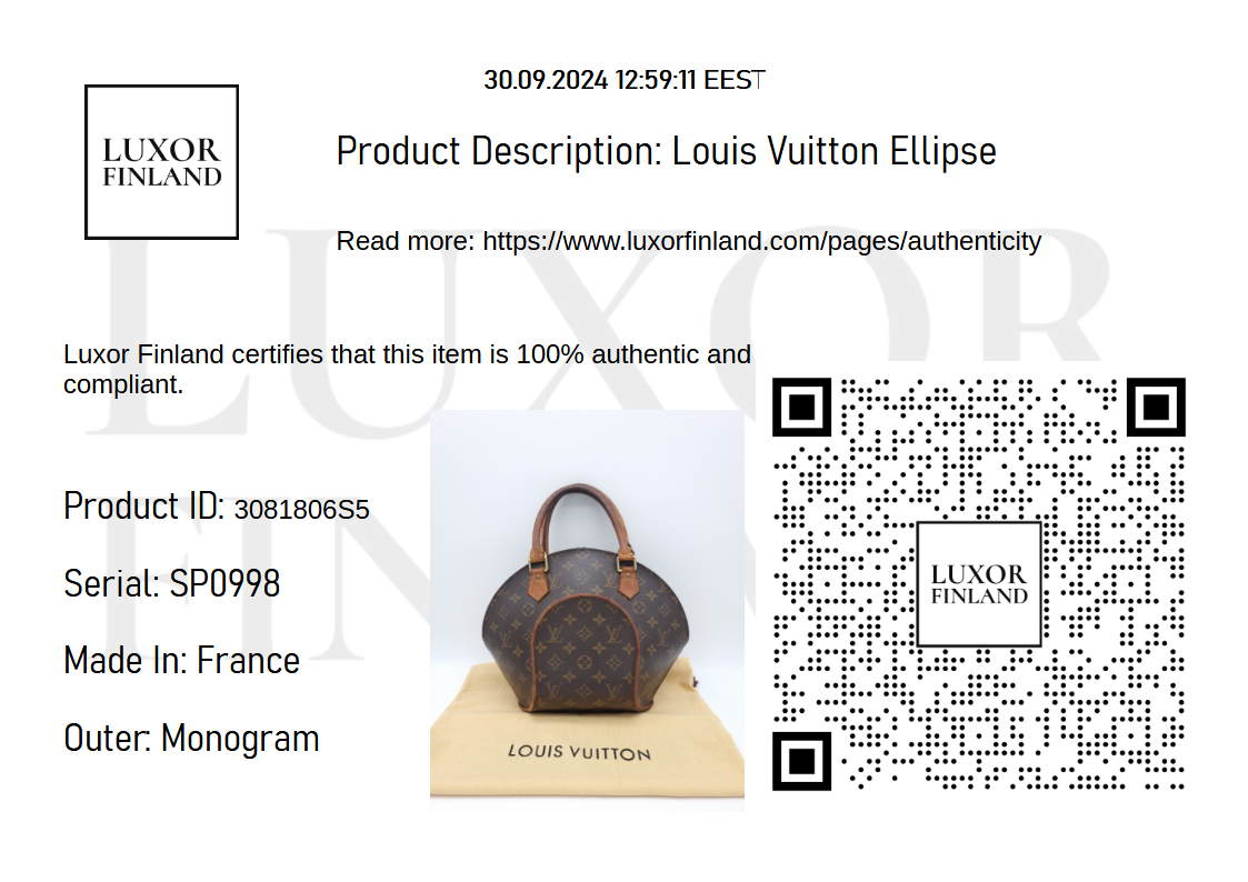 Louis Vuitton Ellipse