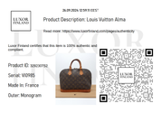 Louis Vuitton Alma