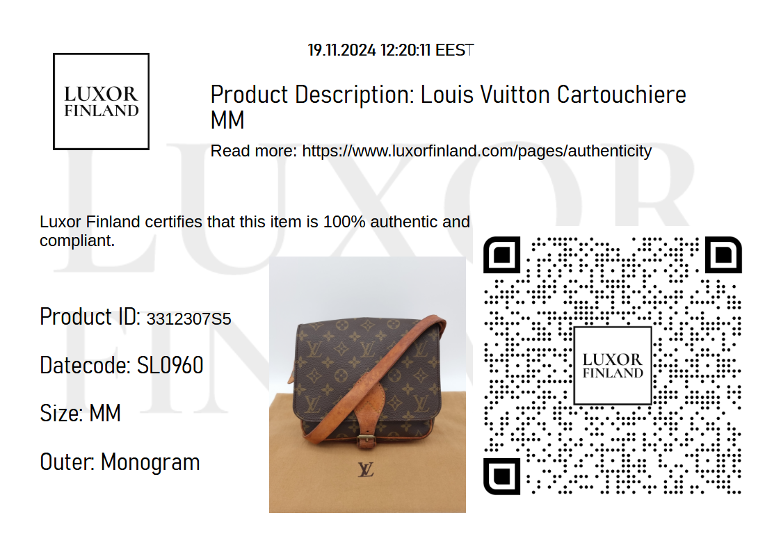 Louis Vuitton Cartouchiere MM