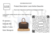 Louis Vuitton Deauville