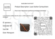Louis Vuitton Cartouchiere GM