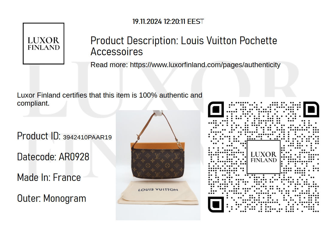 Louis Vuitton Pochette Accessoires
