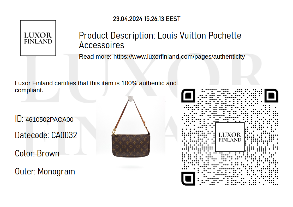 Louis Vuitton Pochette Accessoires