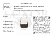 Louis Vuitton Pochette Accessoires