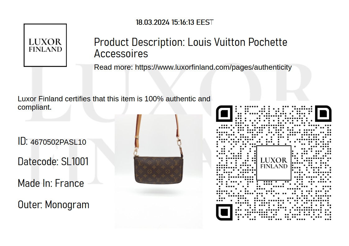 Louis Vuitton Pochette Accessoires