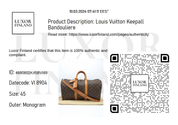 Louis Vuitton Keepall 45 Bandouliere