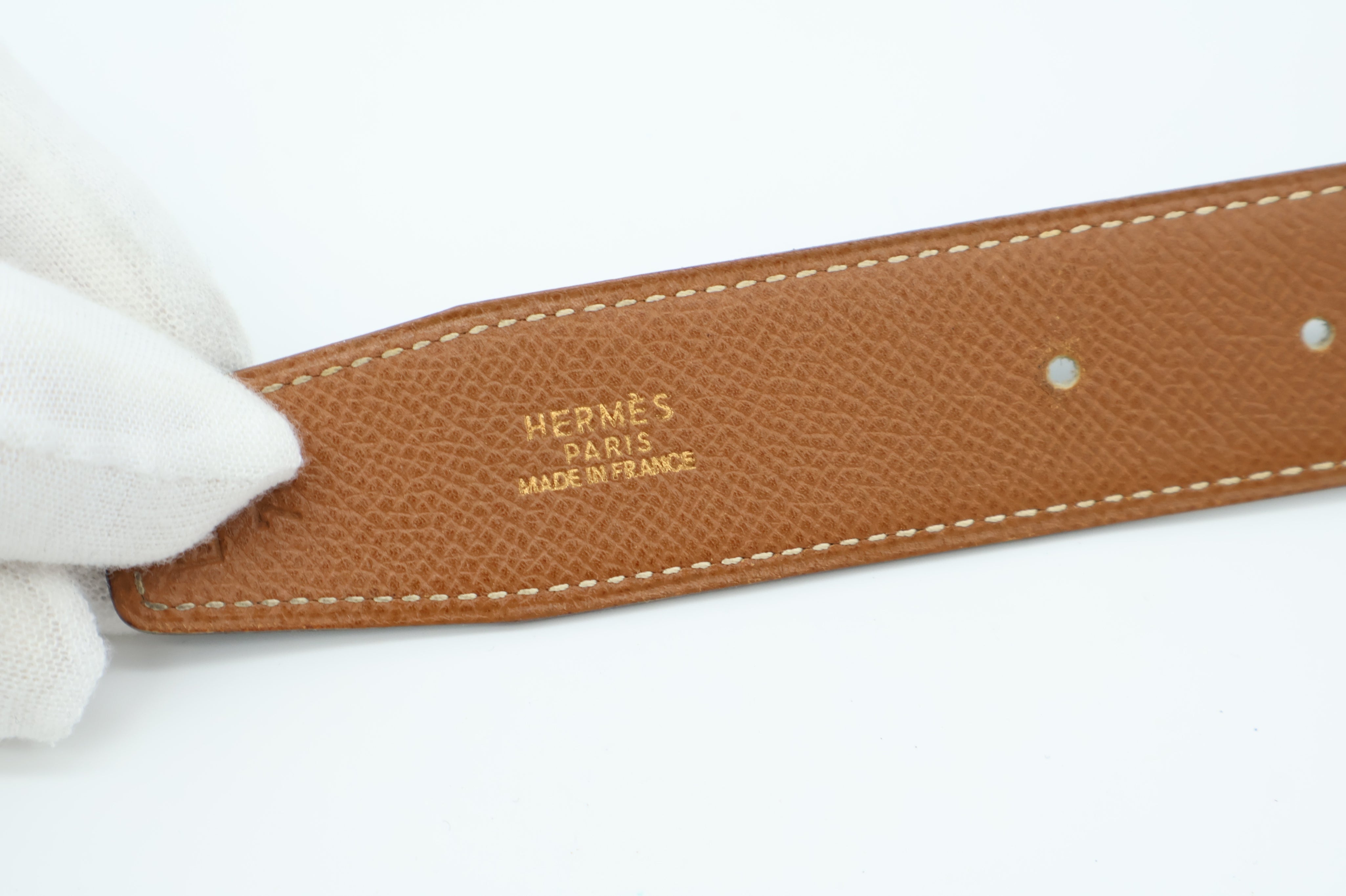 Hermès H Nahkavyö 85 cm