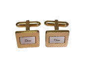Christian Dior Gold Tone Cufflinks - 96636f