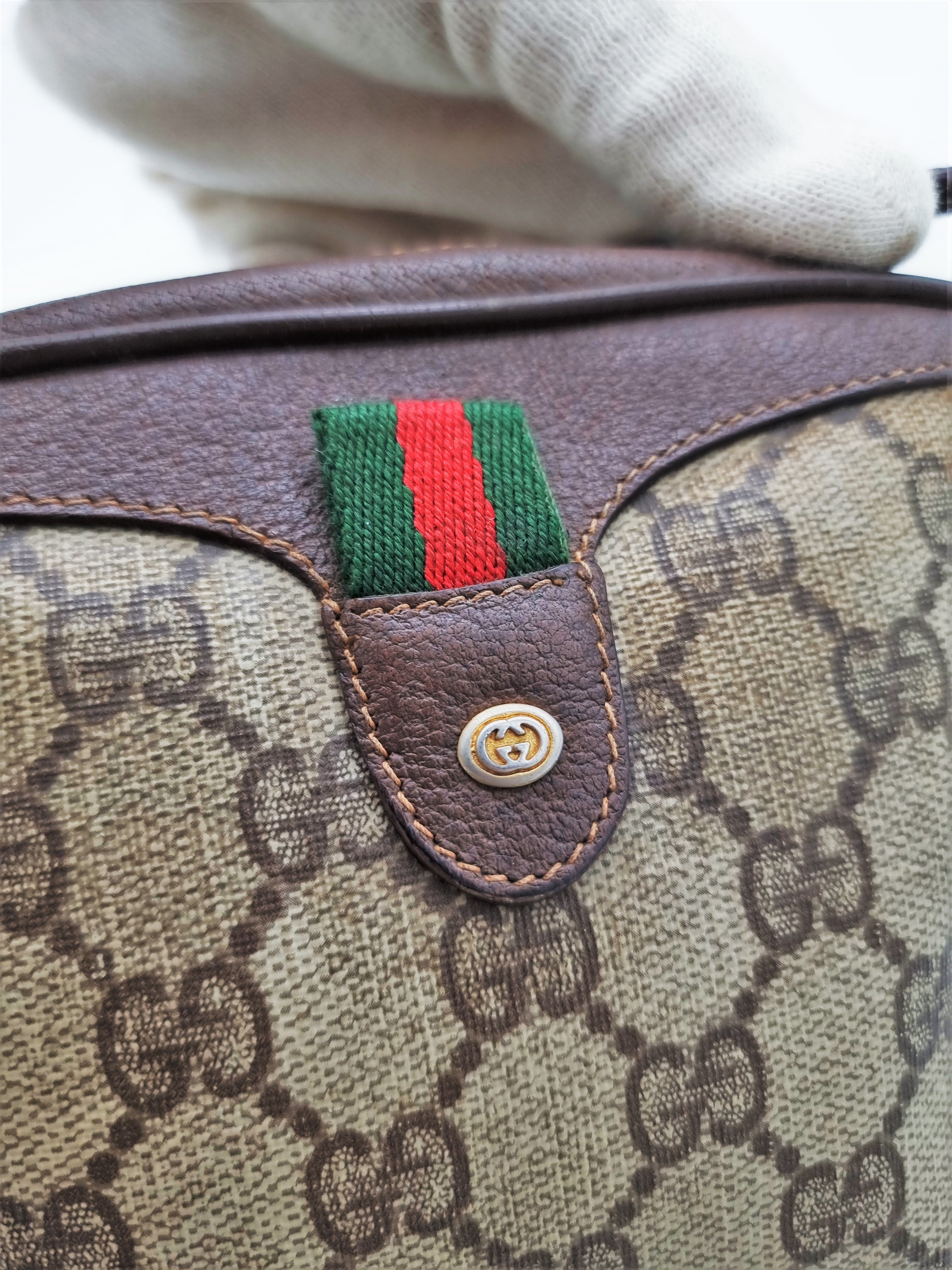 バッグ GUCCI SHERRY LINE GG PATTERN BODY BAG Gucci GG Sherry Line Waist Bag – Jean Vintage