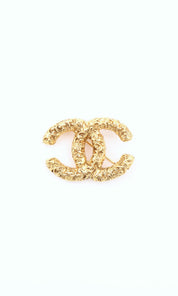Chanel CC Gold Brooch