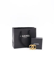 Chanel CC Gold Brooch