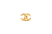 Chanel CC Gold Brooch
