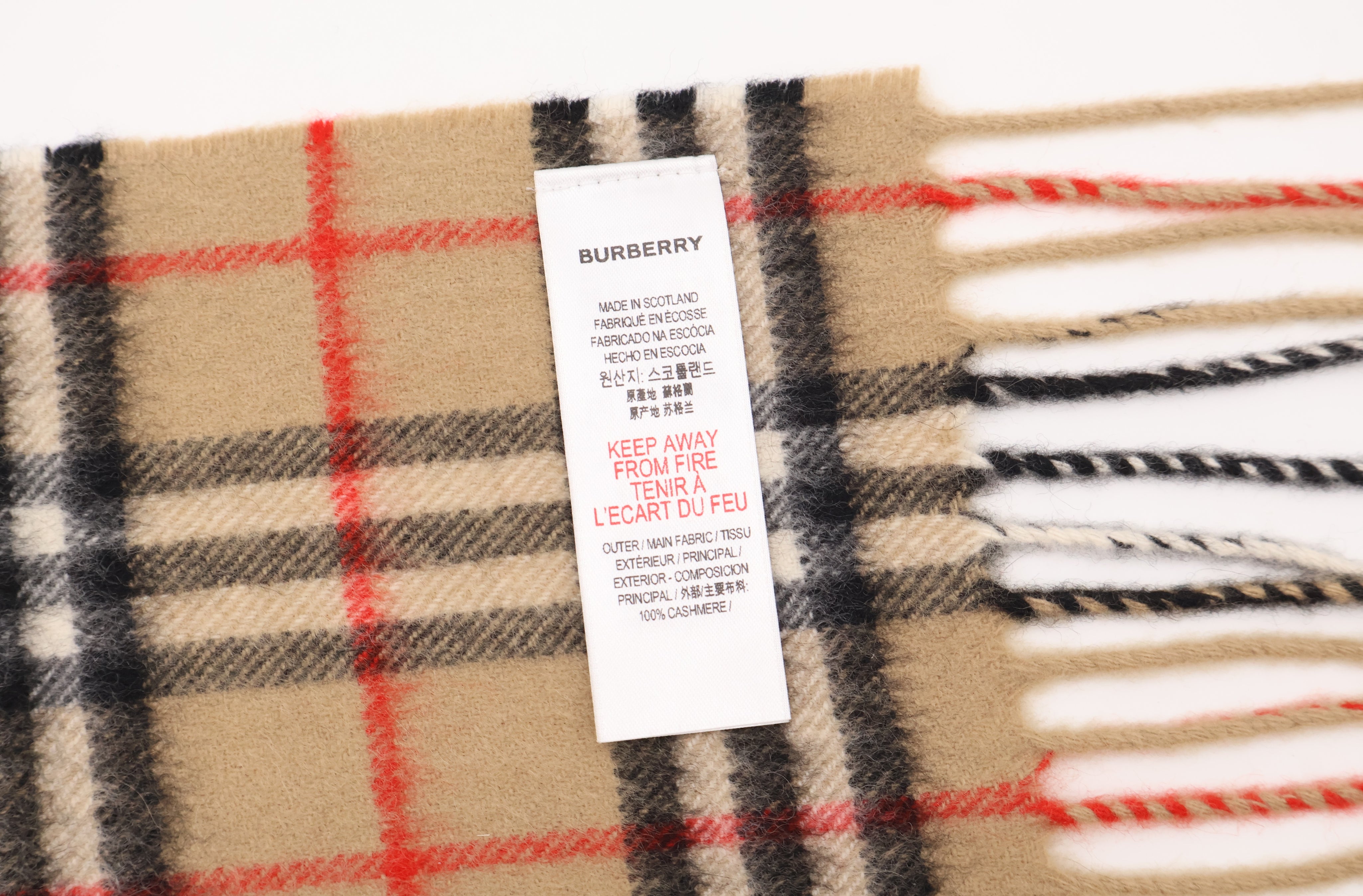 Burberry Cashmere Scarf