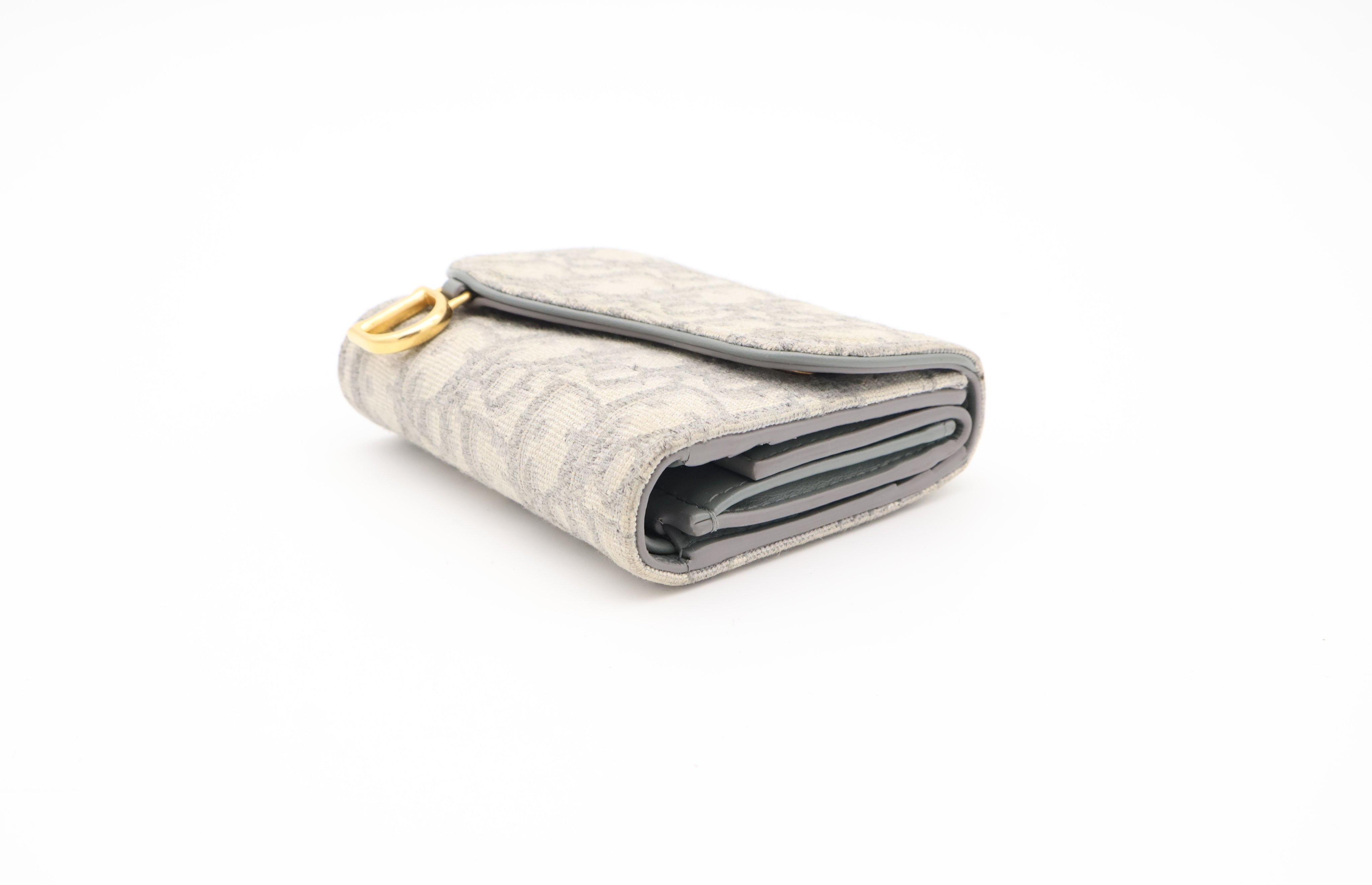 Dior Oblique Saddle Wallet
