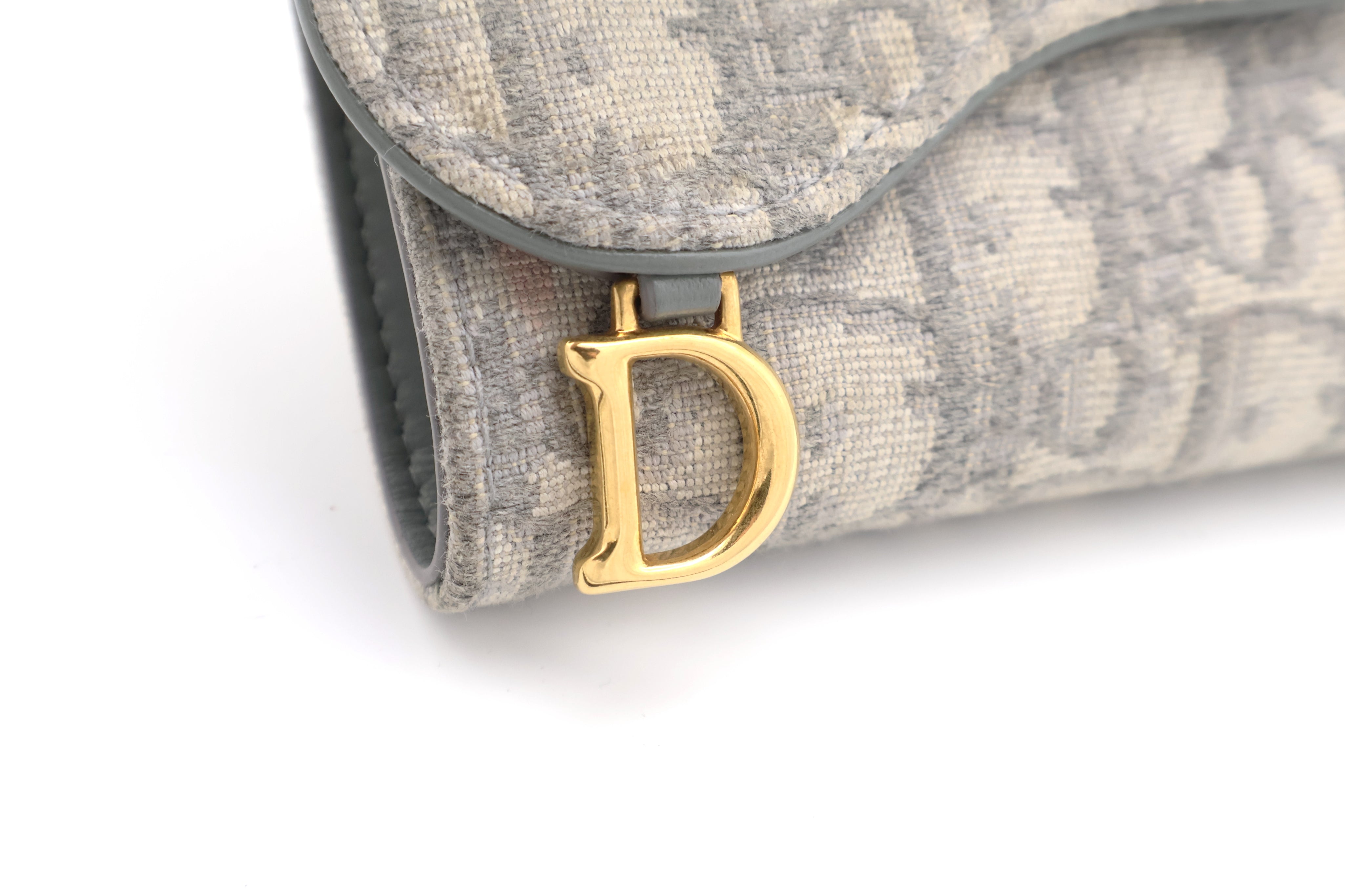 Dior Oblique Saddle Wallet