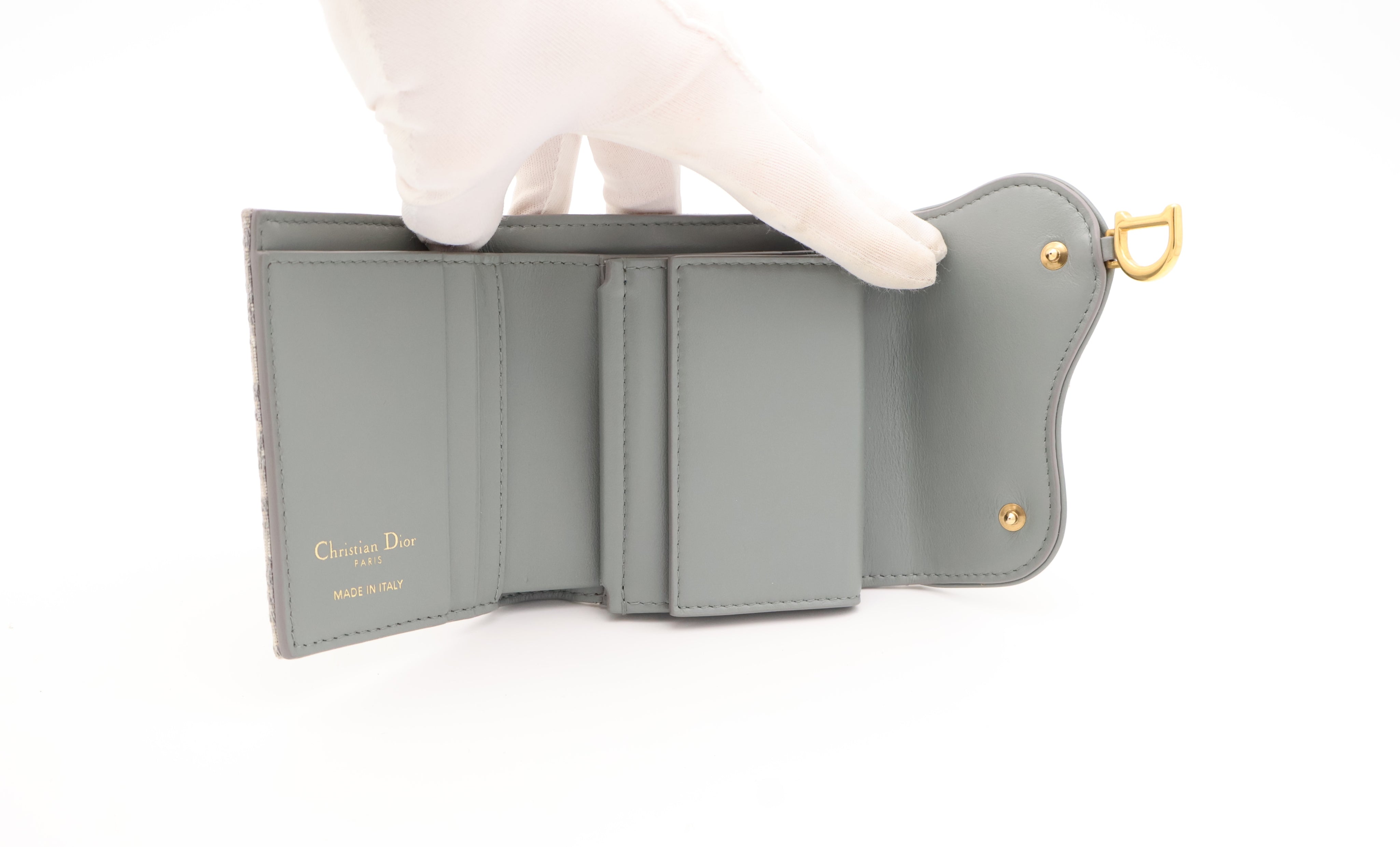 Dior Oblique Saddle Wallet