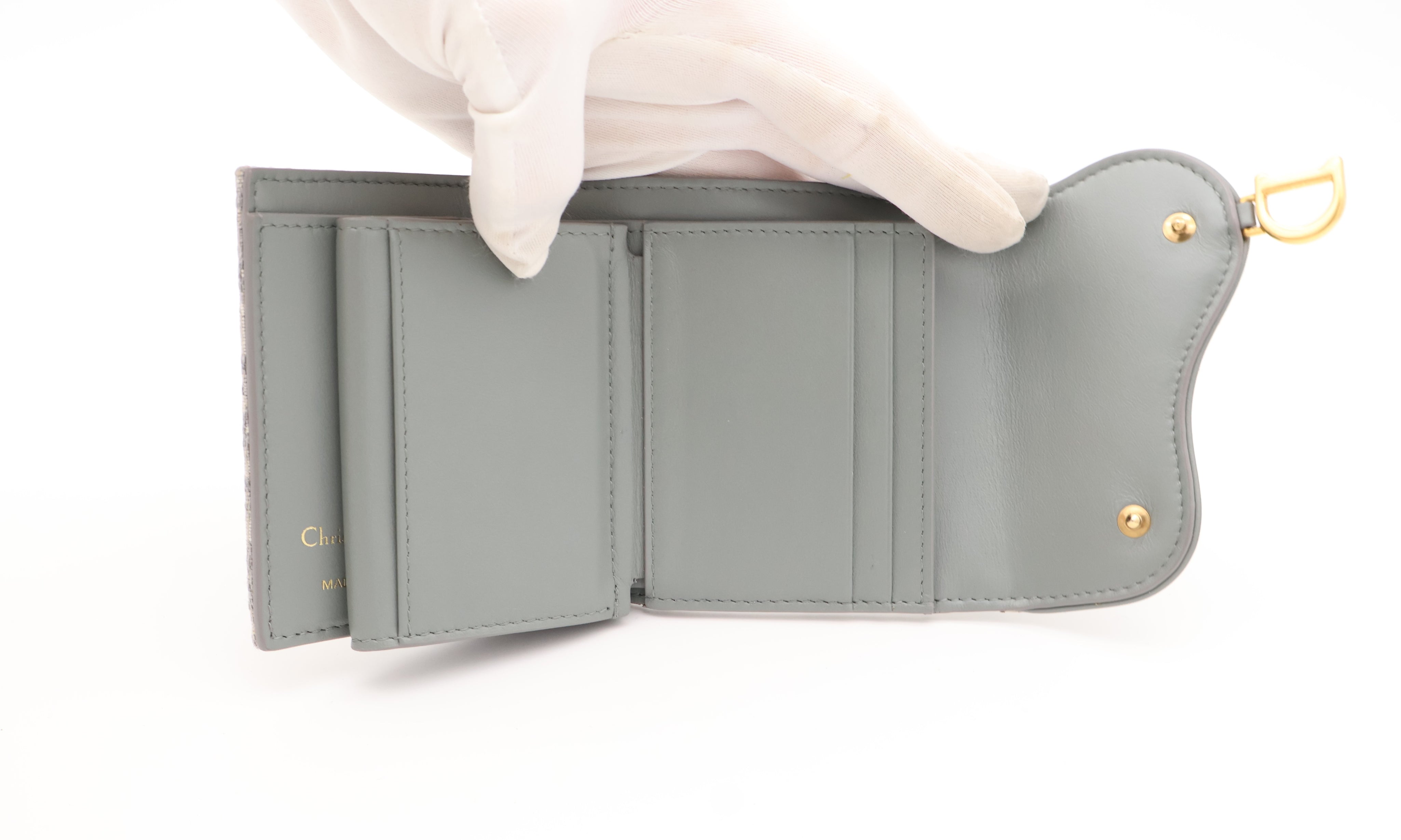 Dior Oblique Saddle Wallet