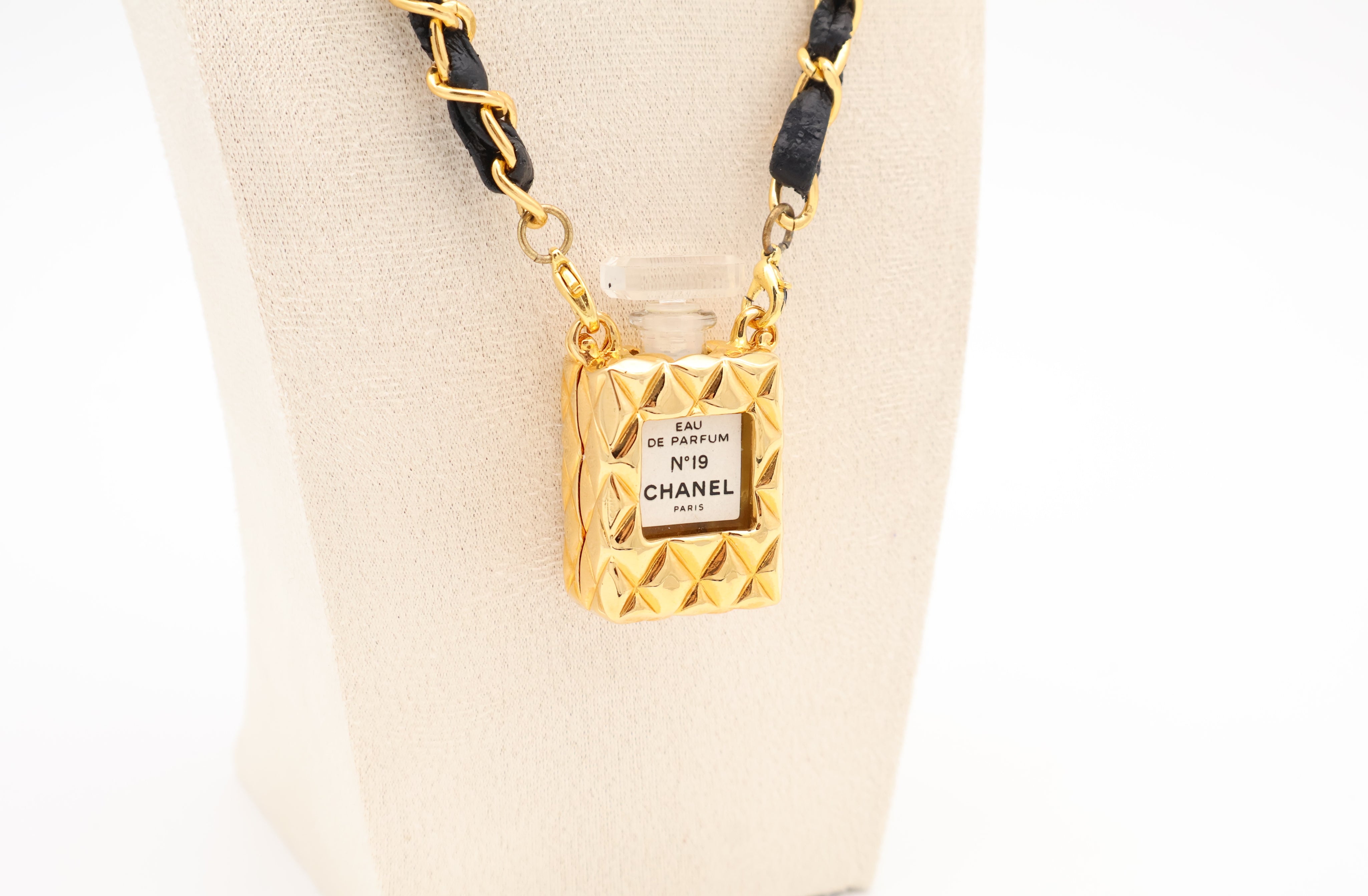 Chanel Mini No. 19 Necklace