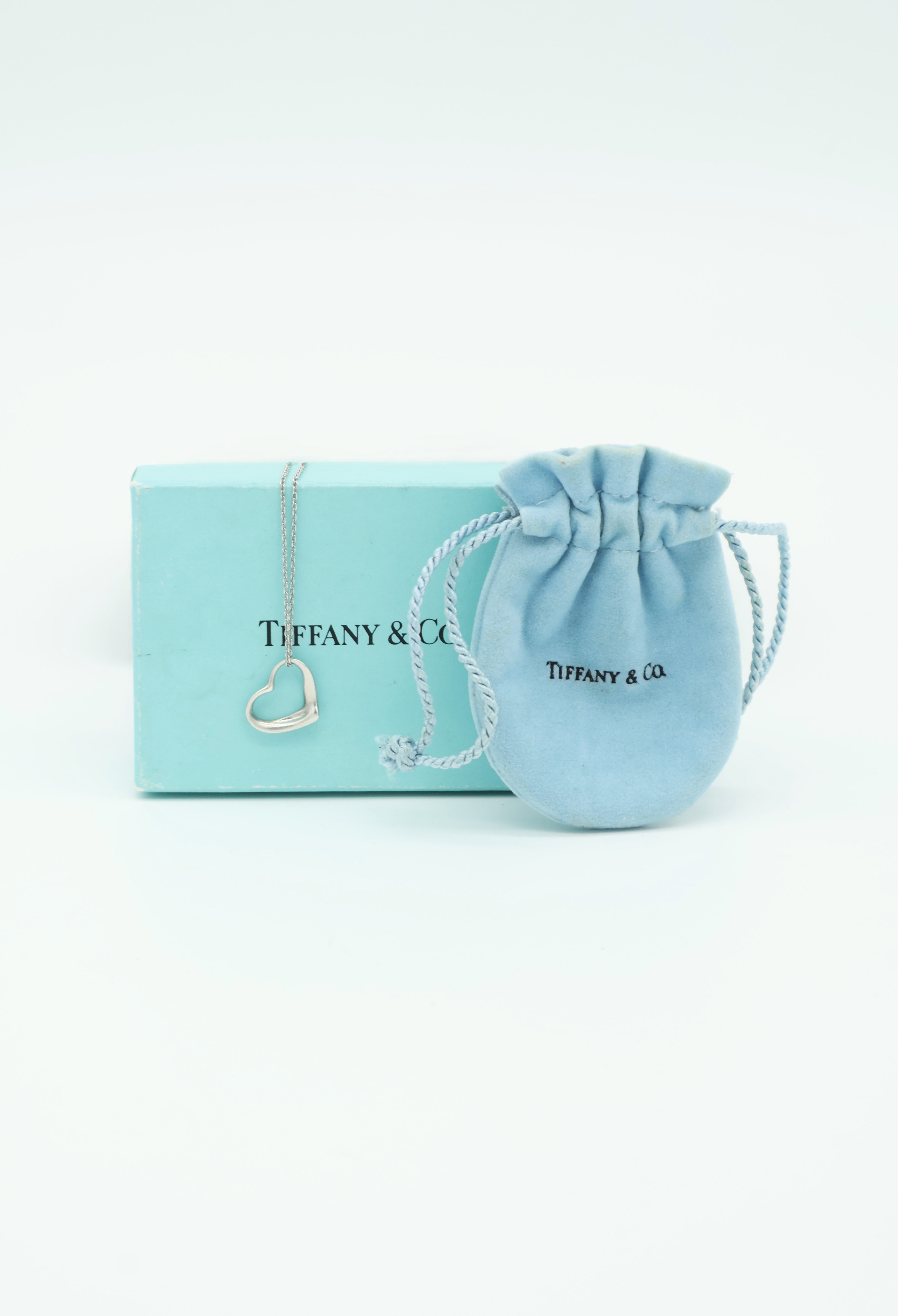 Tiffany & Co. Open Heart Necklace
