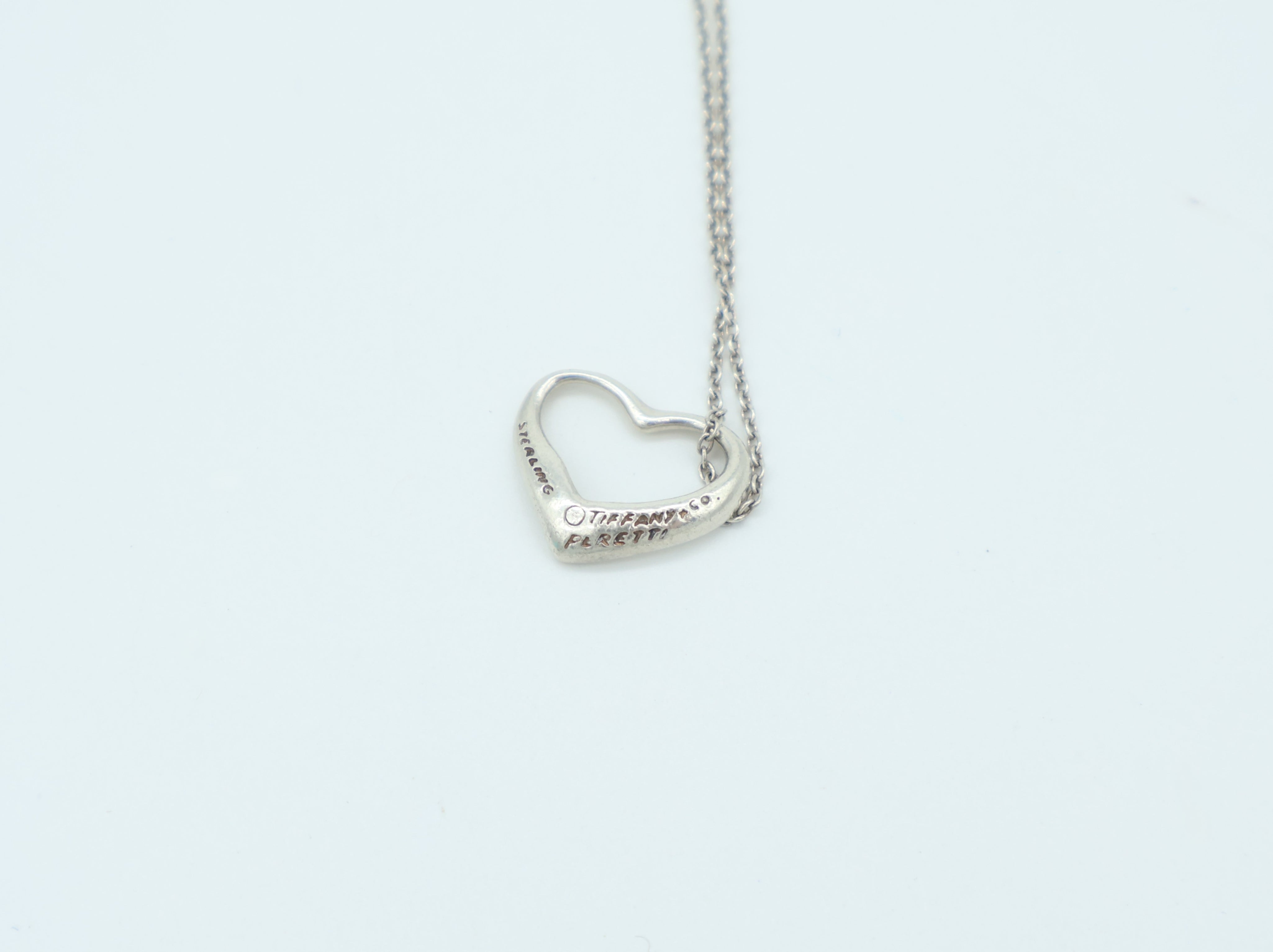 Tiffany & Co. Open Heart Necklace