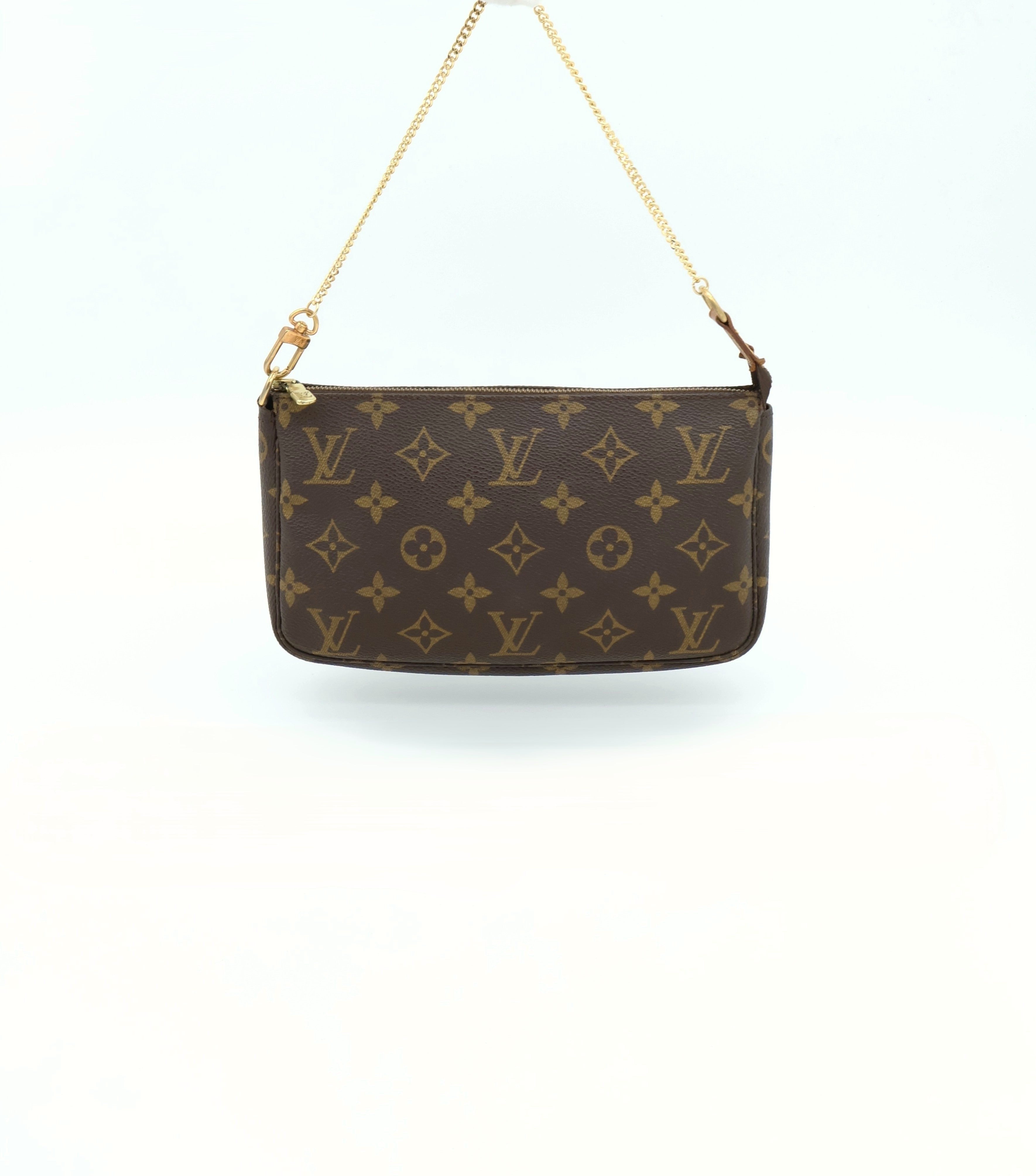 【希少】 LOUIS VUITTON Coated Canvas Pochette Accessoires Louis Vuitton Pochette Accessoires – Luxor Finland