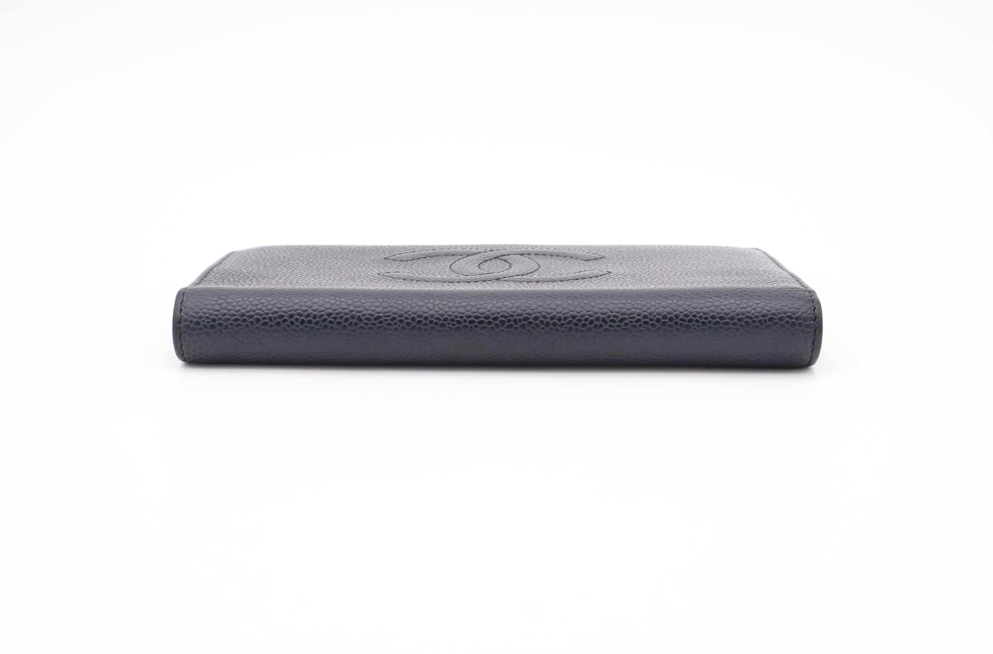 Chanel CC Grained Calfskin Long Wallet
