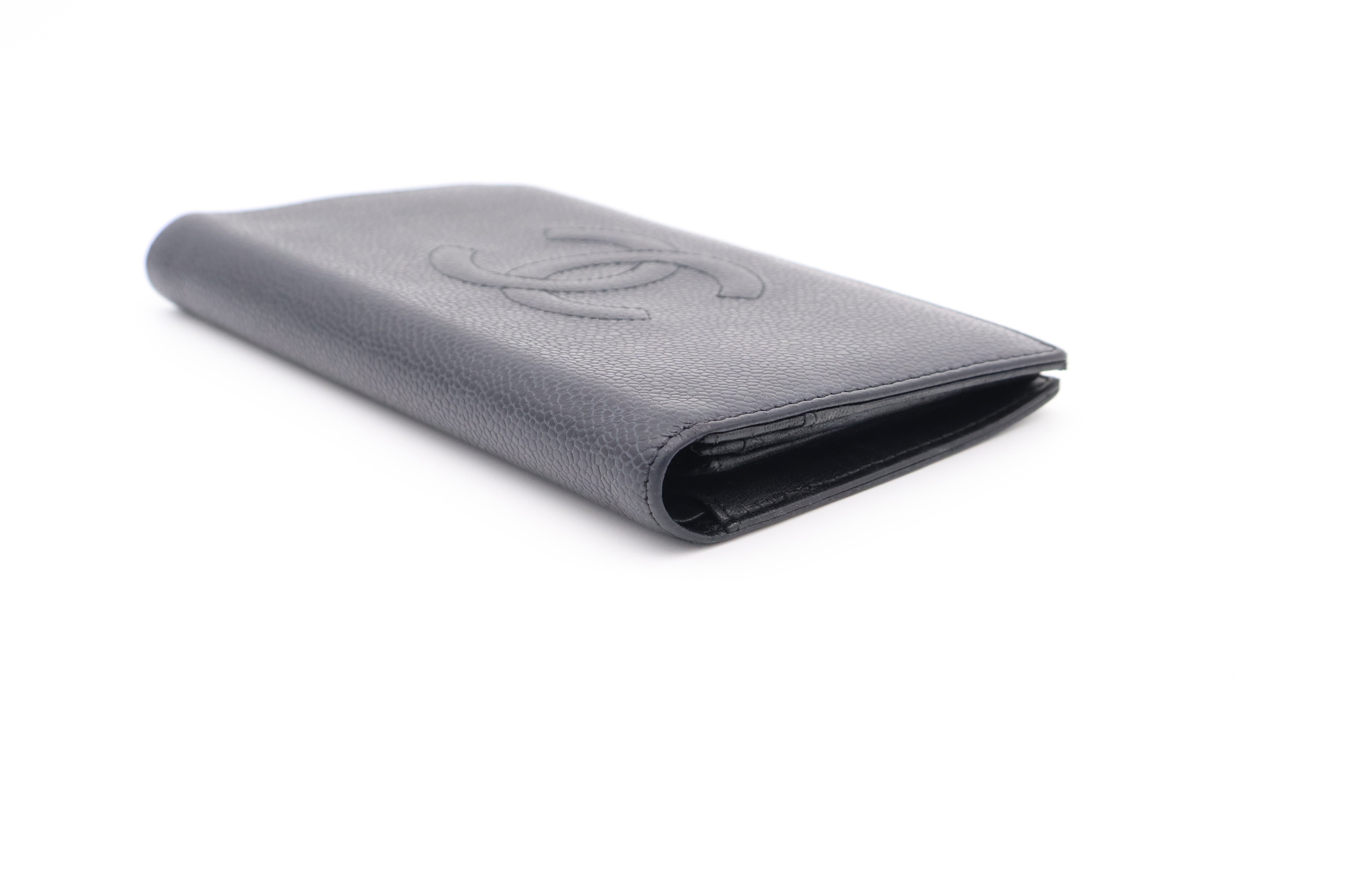 Chanel CC Grained Calfskin Long Wallet