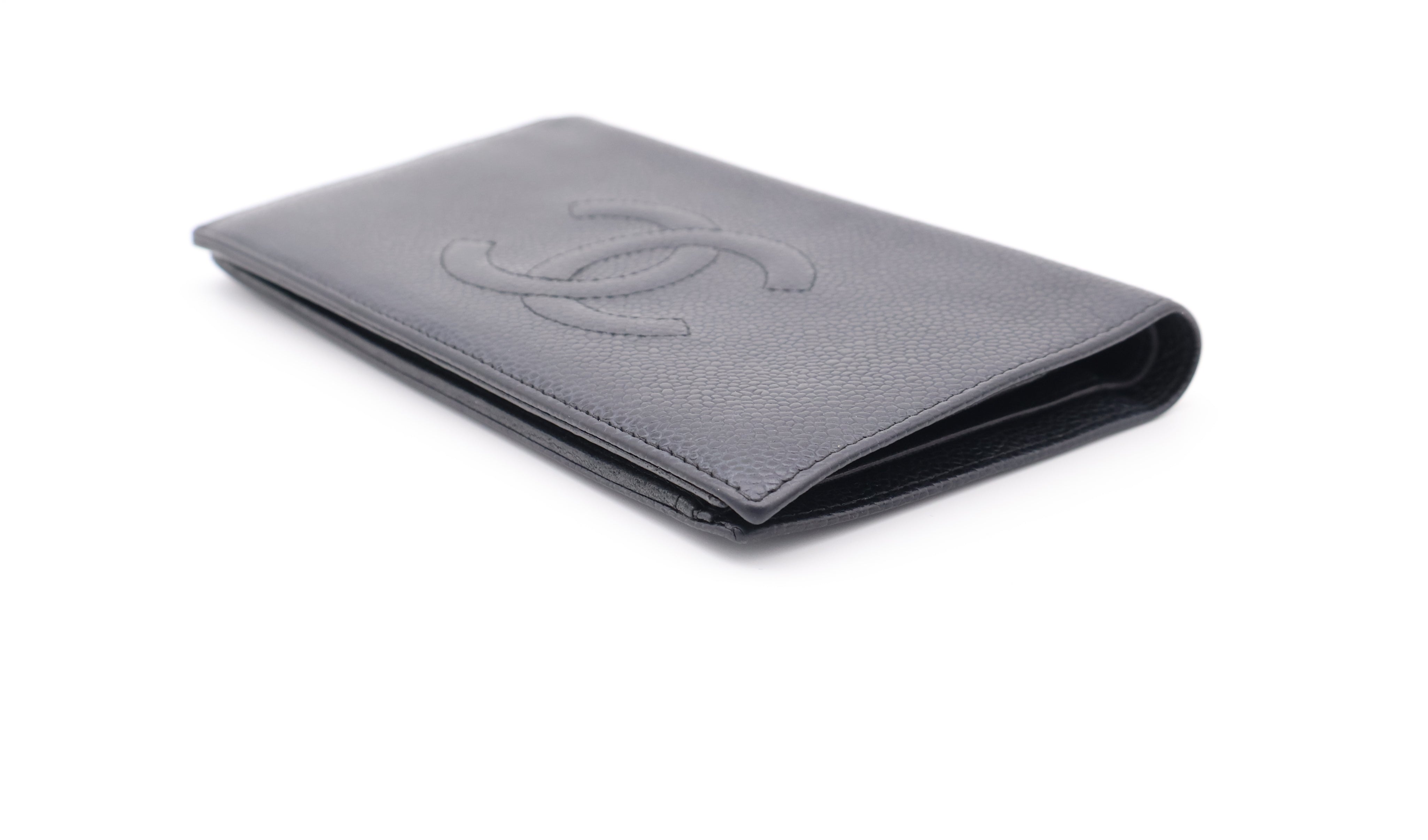 Chanel CC Grained Calfskin Long Wallet