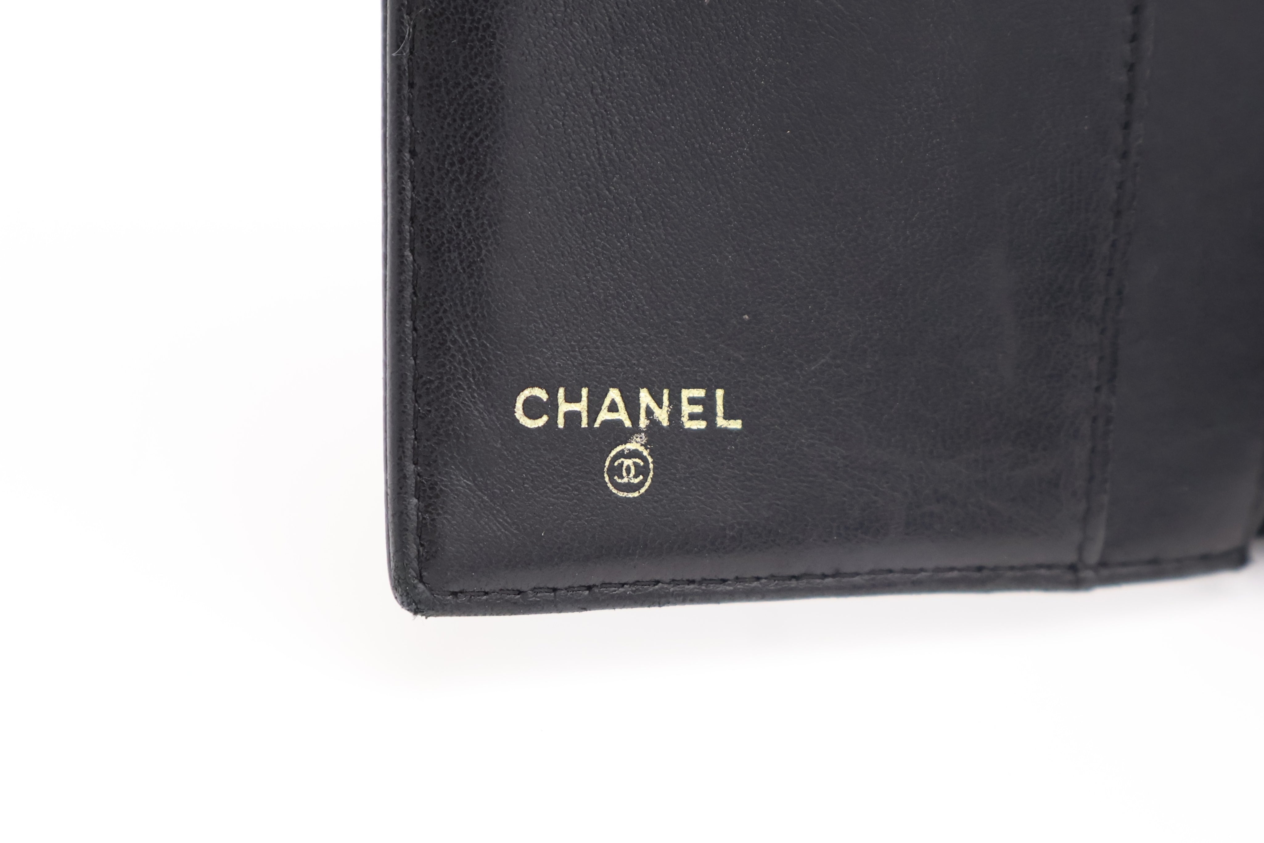 Chanel CC Grained Calfskin Long Wallet
