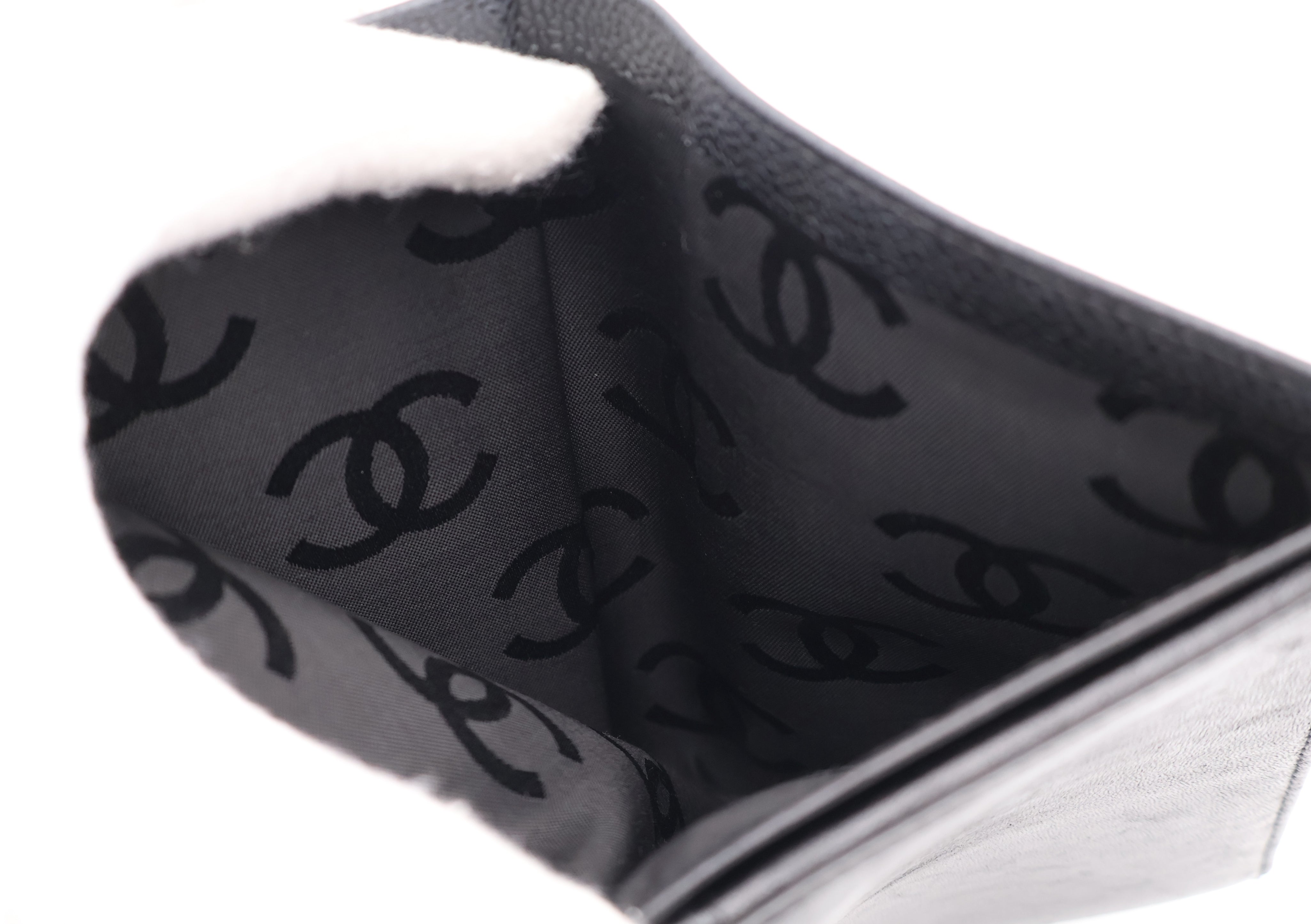 Chanel CC Grained Calfskin Long Wallet