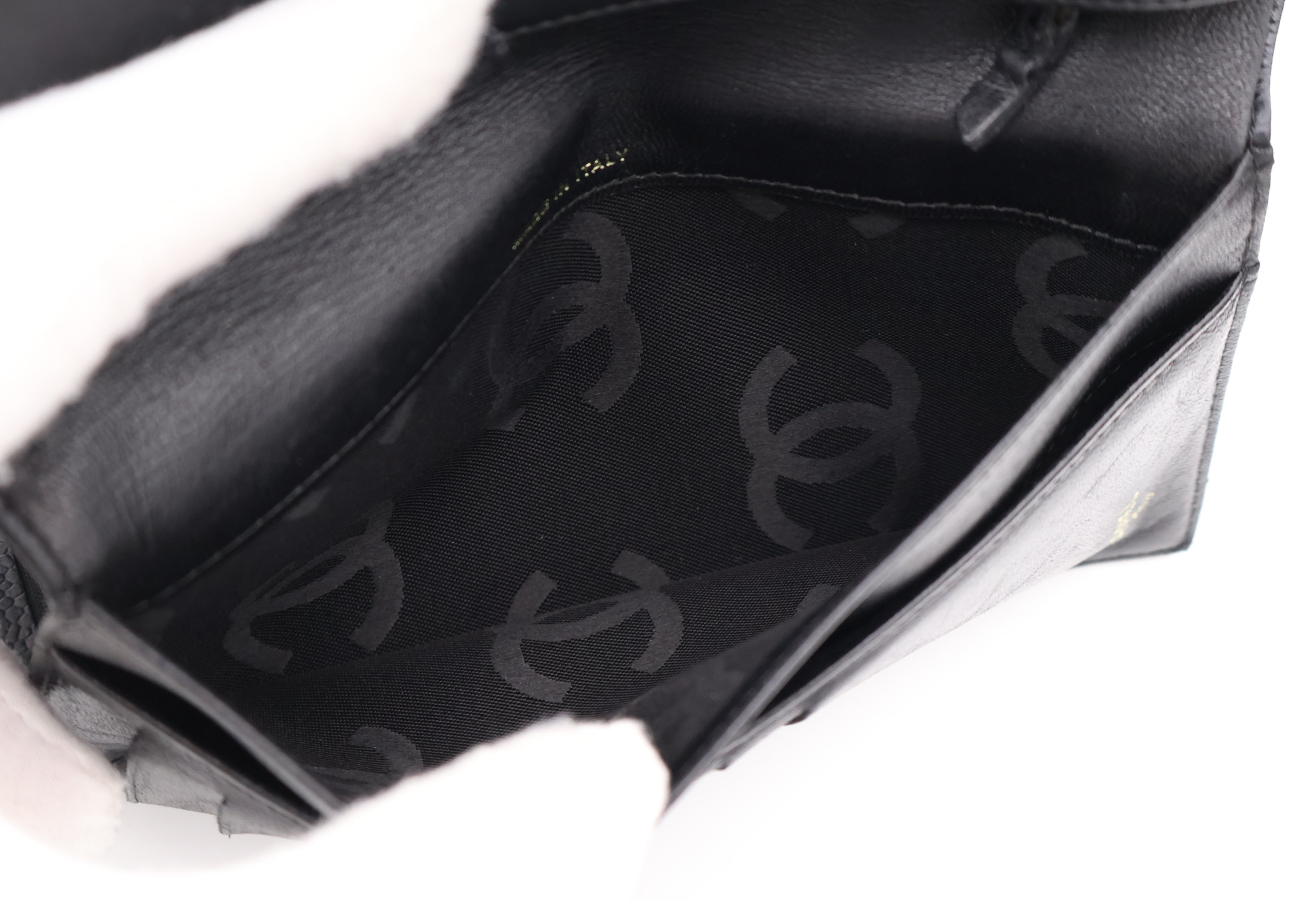 Chanel CC Grained Calfskin Long Wallet
