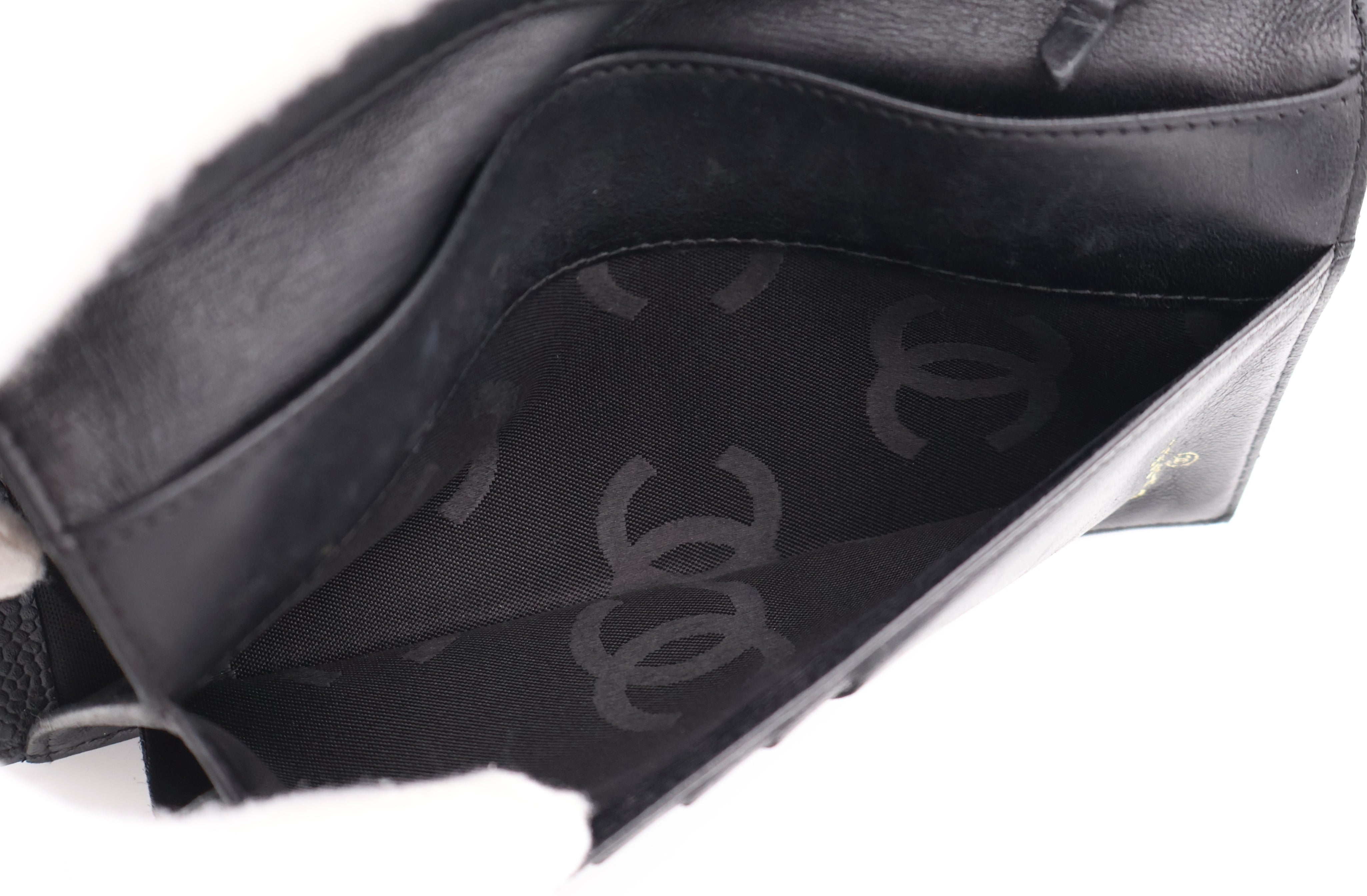 Chanel CC Grained Calfskin Long Wallet