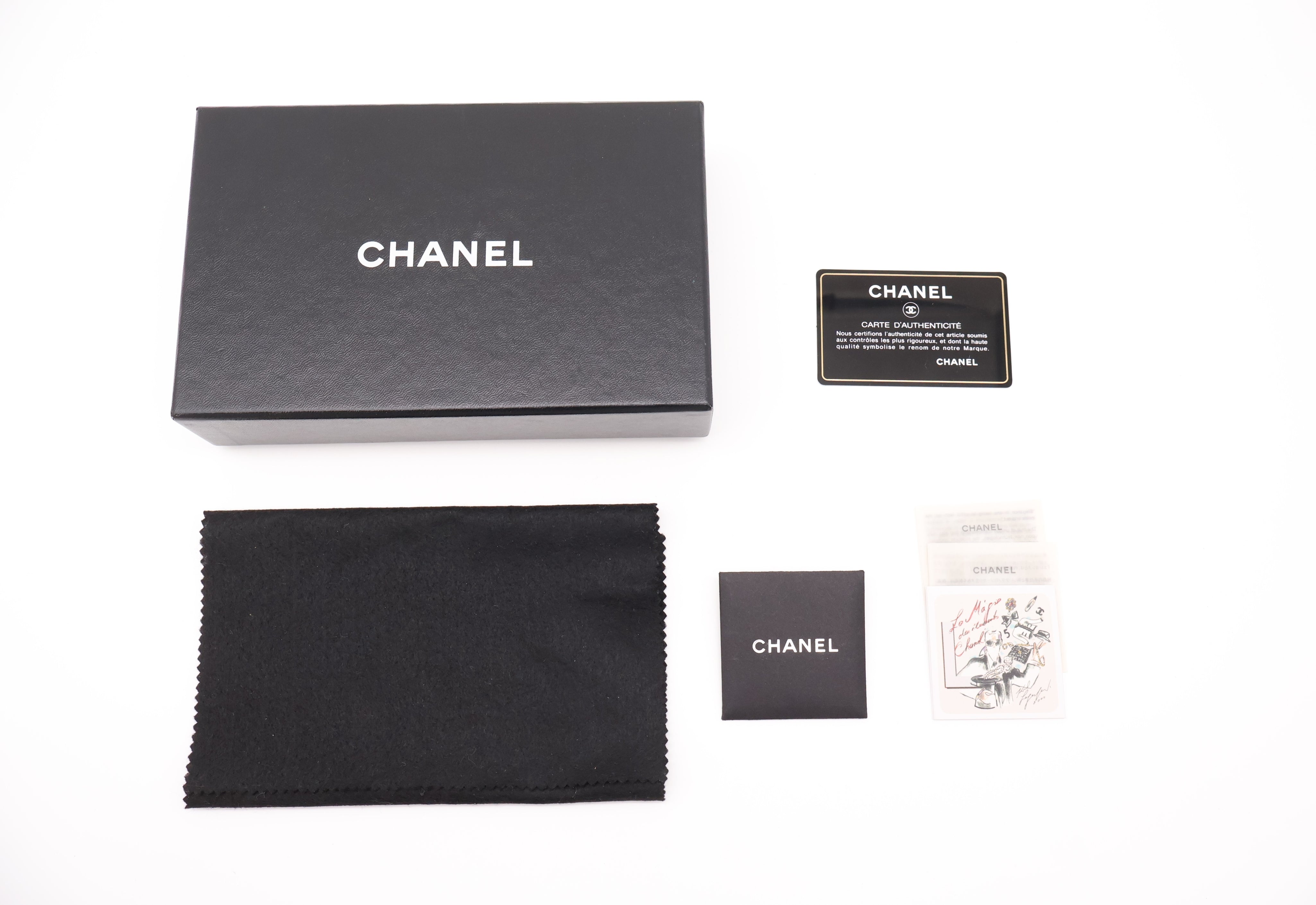 Chanel CC Grained Calfskin Long Wallet