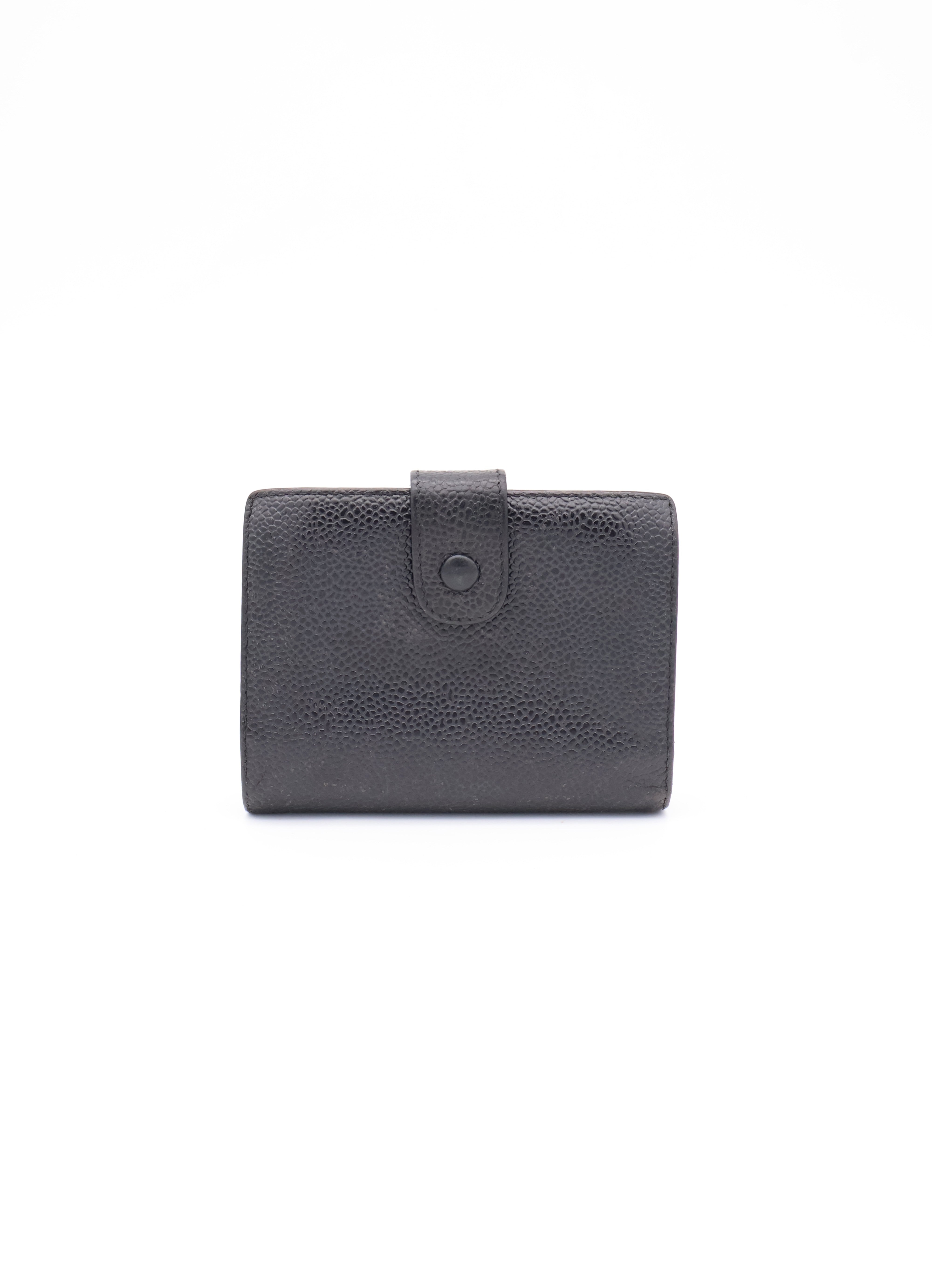 Chanel CC Grained Calfskin Bifold Wallet