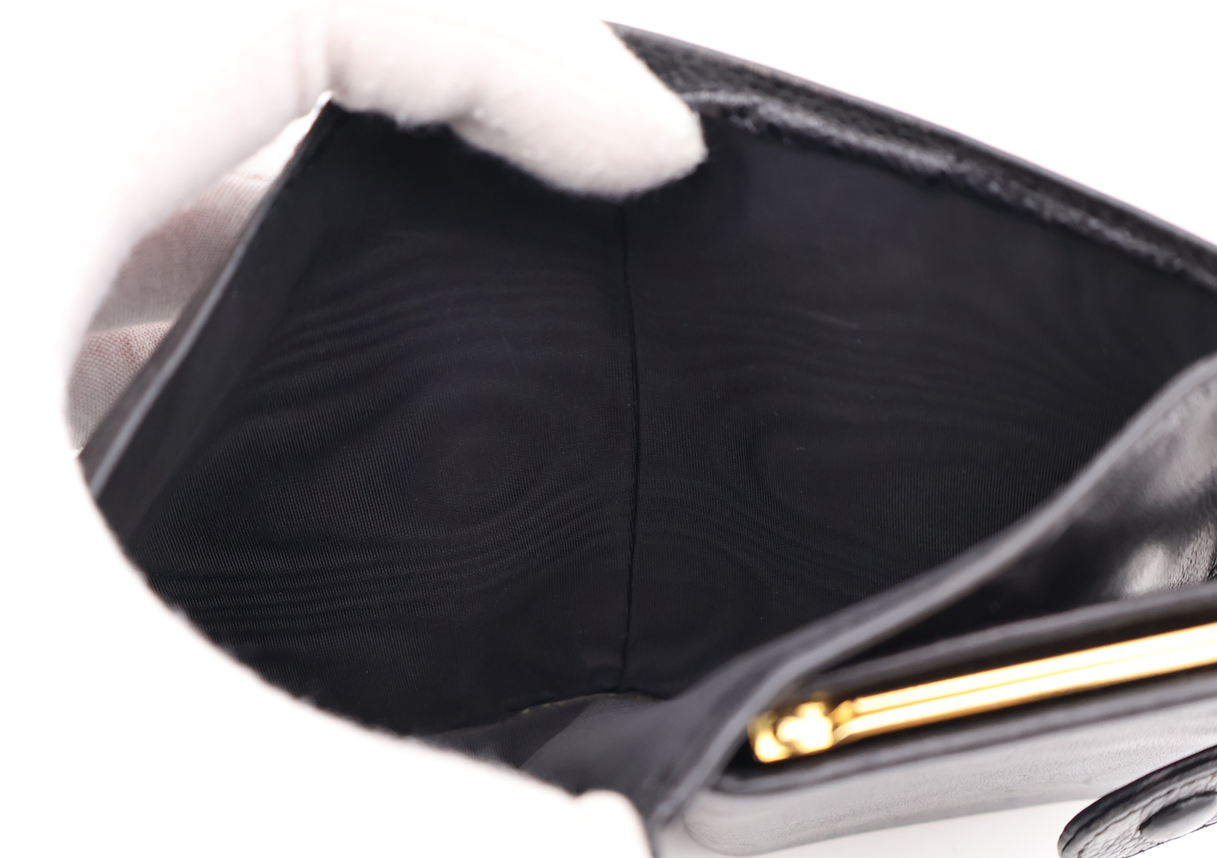 Chanel CC Grained Calfskin Bifold Wallet