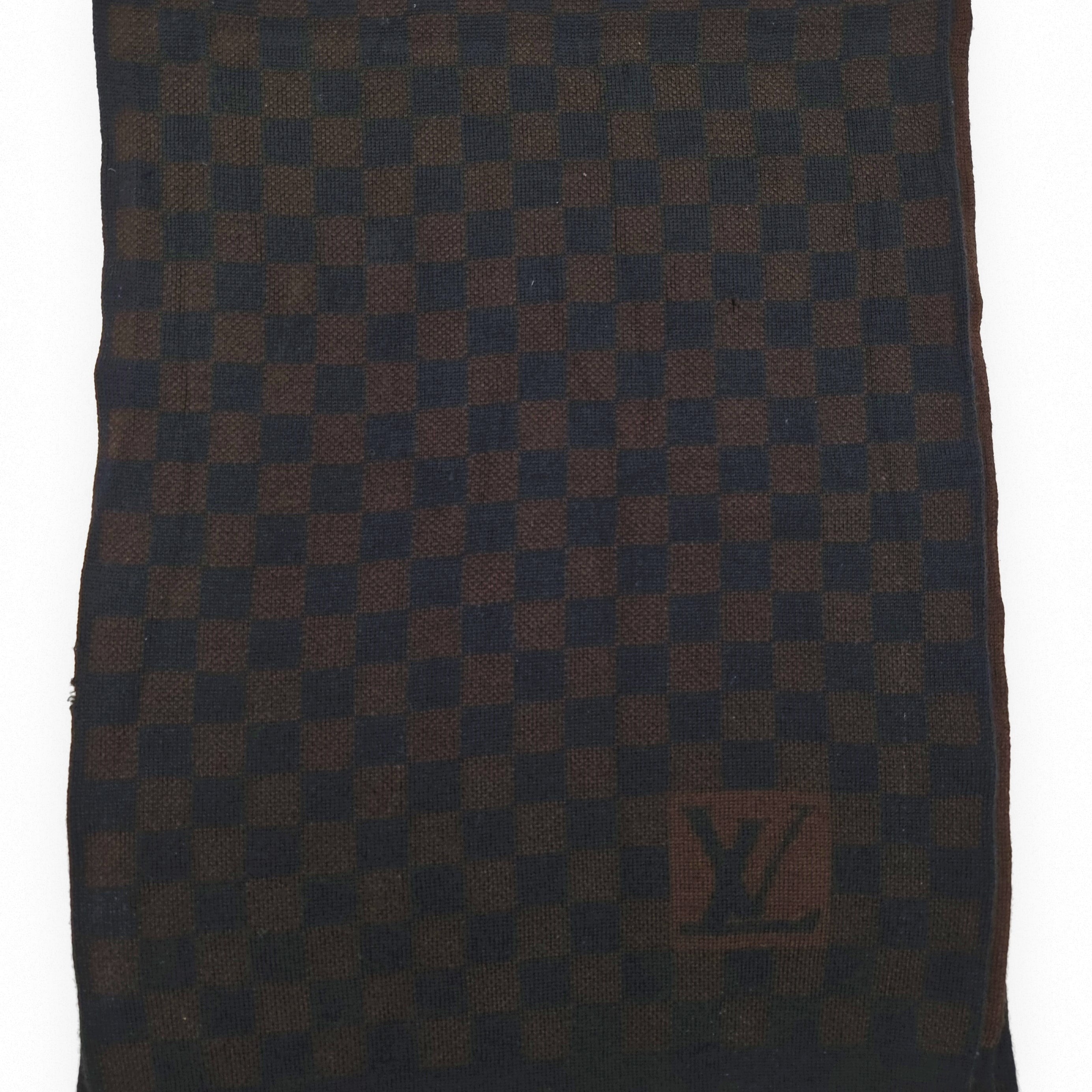 Louis Vuitton Damier Ebene Wool Scarf - 96636f