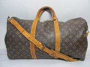 Louis Vuitton Keepall 50 Bandouliere Brown Monogram - 96636f